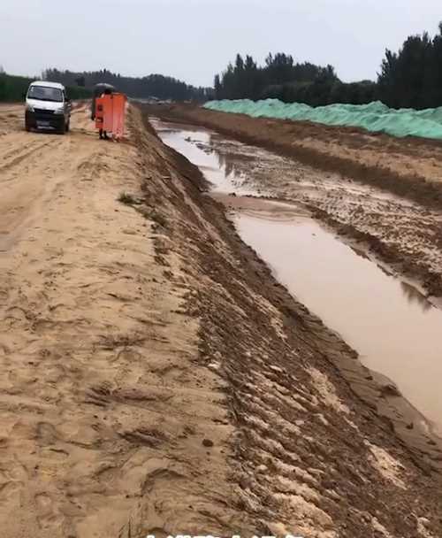 衡水安平县河道降水